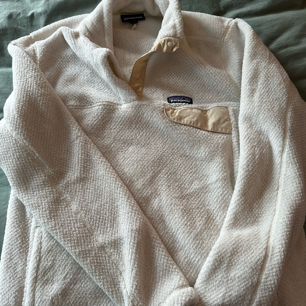 Patagonia fleece button down sweatshirt